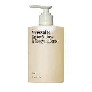 Nécessaire The Body Wash Hinoki — Multi-Acid Shower Gel Cleanser for Women + Men — Non-Comedogenic Body Wash with Niacinamide. 500ml/16.9 fl oz