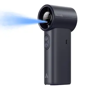 Aecooly-ColdAir 02 Handheld Mist Fan with High-Speed Turbo - Instant 8°C Cooling - 4500mAh Battery (20H MAX), 5 Wind Speeds, Pocket-Sized Portable Fan for Travel, Music Festivals, Camping & Makeup