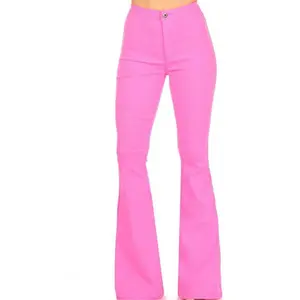 Hot Pink Bell Bottom Jeans