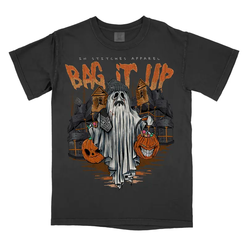 Bag It Up - Comfort Colors Graphic Tee Menswear Halloween T-Shirt Unisex Tshirt