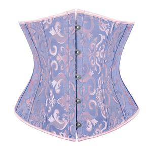 VINTESSA Underbust Corsets for Women Black Corset Top Waist Trainer Fashion Bustier Plus Size Corset 9427-live1