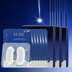 ilisya ECEG Microneedle Lip & Face Patches 3 Pack - Hydro Boost for Lips & Nasolabial Folds - Daily Skincare Essential