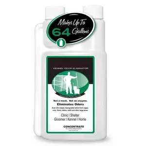 Kennel Odor Eliminator Concentrate, Eliminates Deeply Impregnated Odors from Cages & Floors