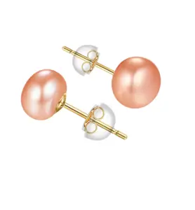 925 Sterling Silver Quality Handpicked Freshwater Cultured Pearl Stud Earrings for Women Hypoallergenic Jewelry Gift