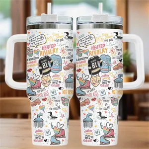 Heated Rivalry Romance 40oz Tumbler, Hollanov Couple Stainless Steel Tumbler, Hudson Williams Connor Storrie Cup, Movie Book Fans Gift,Unique Birthday Present for Bestie, Travel Friendly Car Thermos,Mother's Day Gift,A gift for mom,