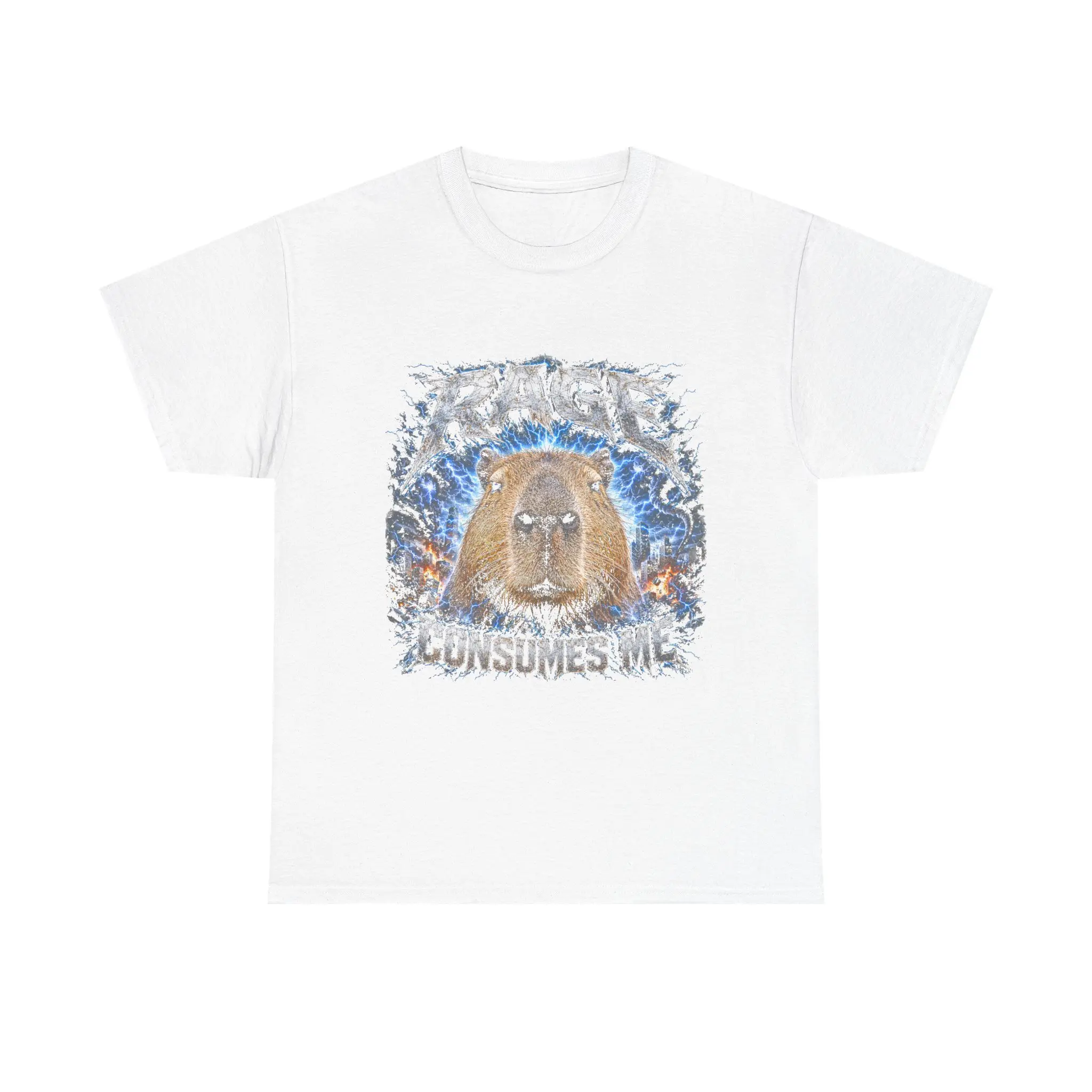 Beaver Wilderness Portrait T-Shirt | Retro Nature Animal Tee