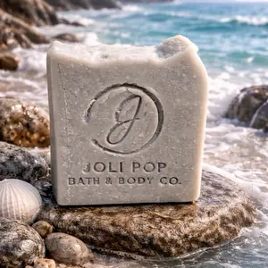 Sea & Stone Handcrafted Soap Bar – Ocean Breeze & Sea Stone Scent – Artisan Cold Process Soap – Moisturizing Bath Bar for Men