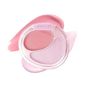 JOOCYEE Dual Color Blush, Glossy, Matte, Highlighter, Brightening, Contour, Cream, Powder, Everyday Makeup, Party, Prom, Wedding, Date, Gift, Travel-Friendly, Rush Ready, Pink, Cosmetic, Spring Gift, Refresh Look, Mother's Day Gift, Summervibes