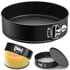 7 Inch Springform Pan, Non-stick Spring Form Cake Pan with Removable Bottom, Round Cheesecake Pan For Baking, Spring Form Pan Cake Mold for Cheesecake