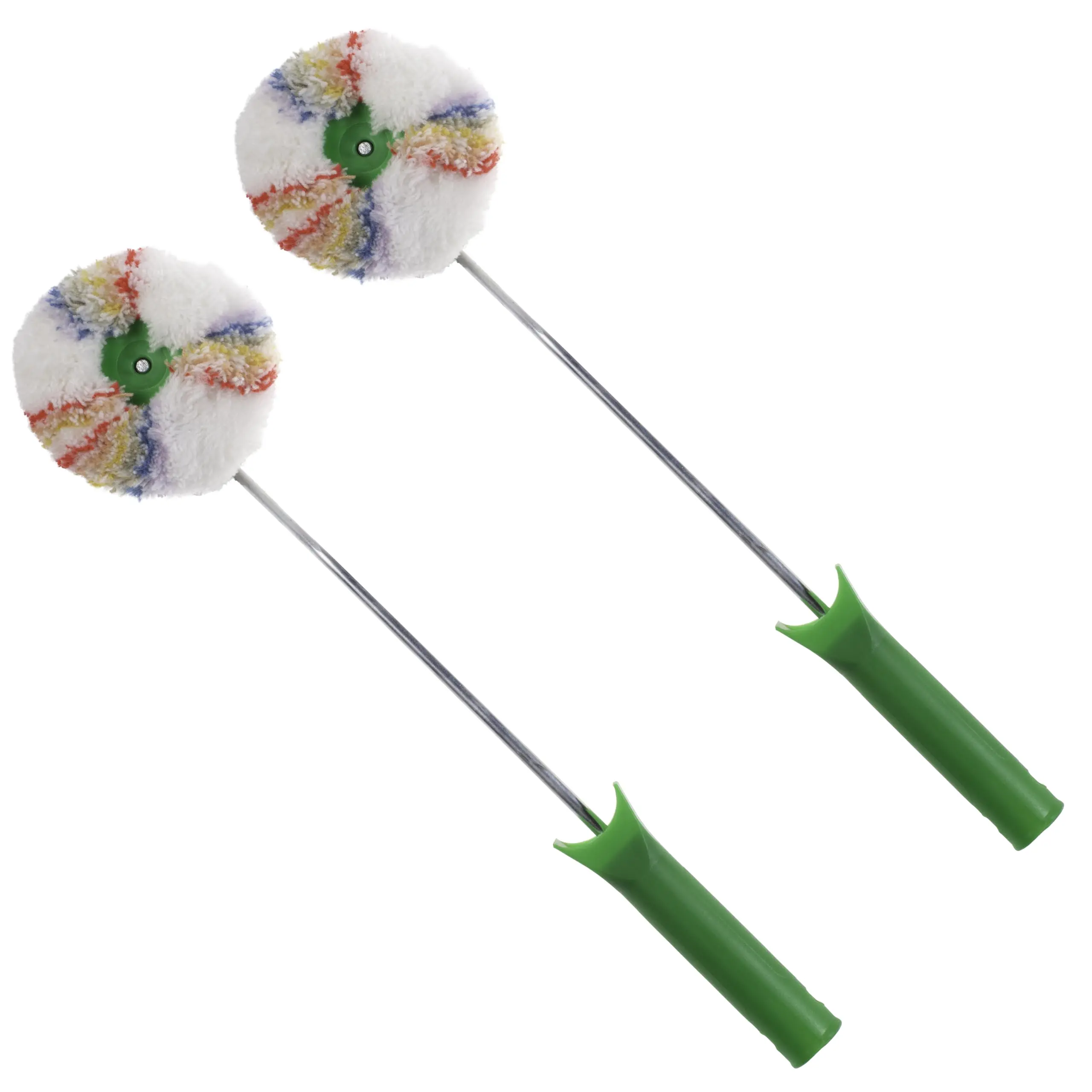 Konex Long Handle Corner Paint Roller for Precise Corner & Nook Painting - 2-Pack