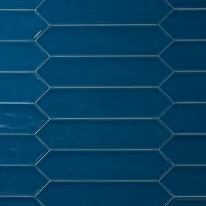 Chanelle Sapphire Blue 3x12 Picket Glossy Ceramic Tile