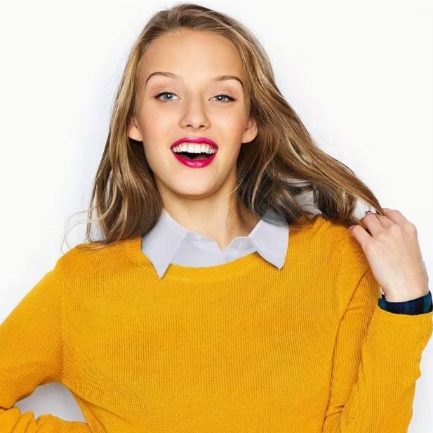 4pcs Fake Collars Detachable Faux Collar For Women Fake Clown Collars For Women Outfit Half Shirts Round