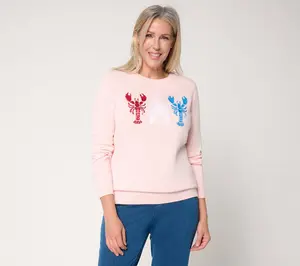 Liberty Belles by Kim Gravel Dockside Lobster Sweater Liberty Belles by Kim Gravel Dockside Lobster Sweater