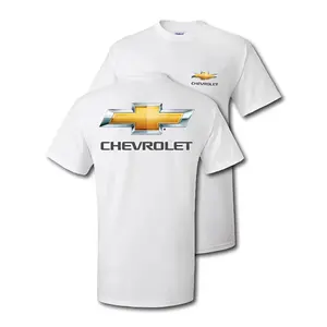 Chevrolet Bowtie Logo T-Shirt – Classic Gold Emblem Graphic Tee for Chevy Fans, Clean and Bold Automotive Style Shirt