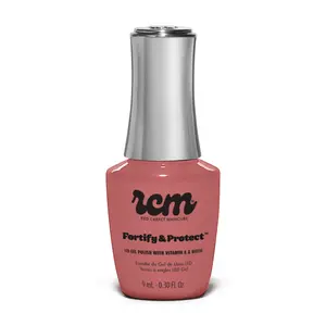 Red Carpet Manicure Fortify & Protect Made For Me - Rosy Mauve Creme Gel Polish for Strong, Healthy Nails - Infused with Vitamin A & Biotin, 9ml.