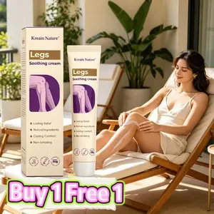 Buy 1 Free 1  Kreain Nature  Varicose Vein Treatment Cream Nature Ingredients Relieve Leg Pressure Centella Asiatica Root Extract dealsforyoudays