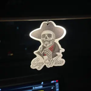 Hilton Car Air Freshener, Car Fragrance, Rearview Mirror Hanging & Vent Clip, Natural Material, Long-Lasting 90 Days, Alcohol-Free, Unisex, Luxury Level