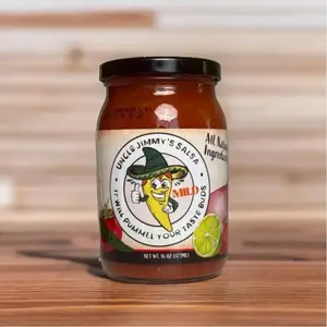 Uncle Jimmy Salsa (Single Jar) - With ALL-NATURAL Ingredients