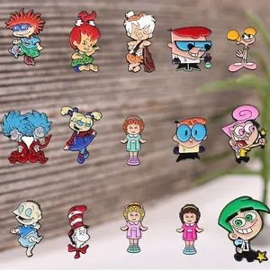 15 pcs Red Cartoon Alloy Pin Buckles - Fun Character Brooches for Hats Backpacks Clothing Jewelry - Perfect Gift for Friends Teenagers Adults - Halloween Christmas Teacher's Day Labor Day pin  love