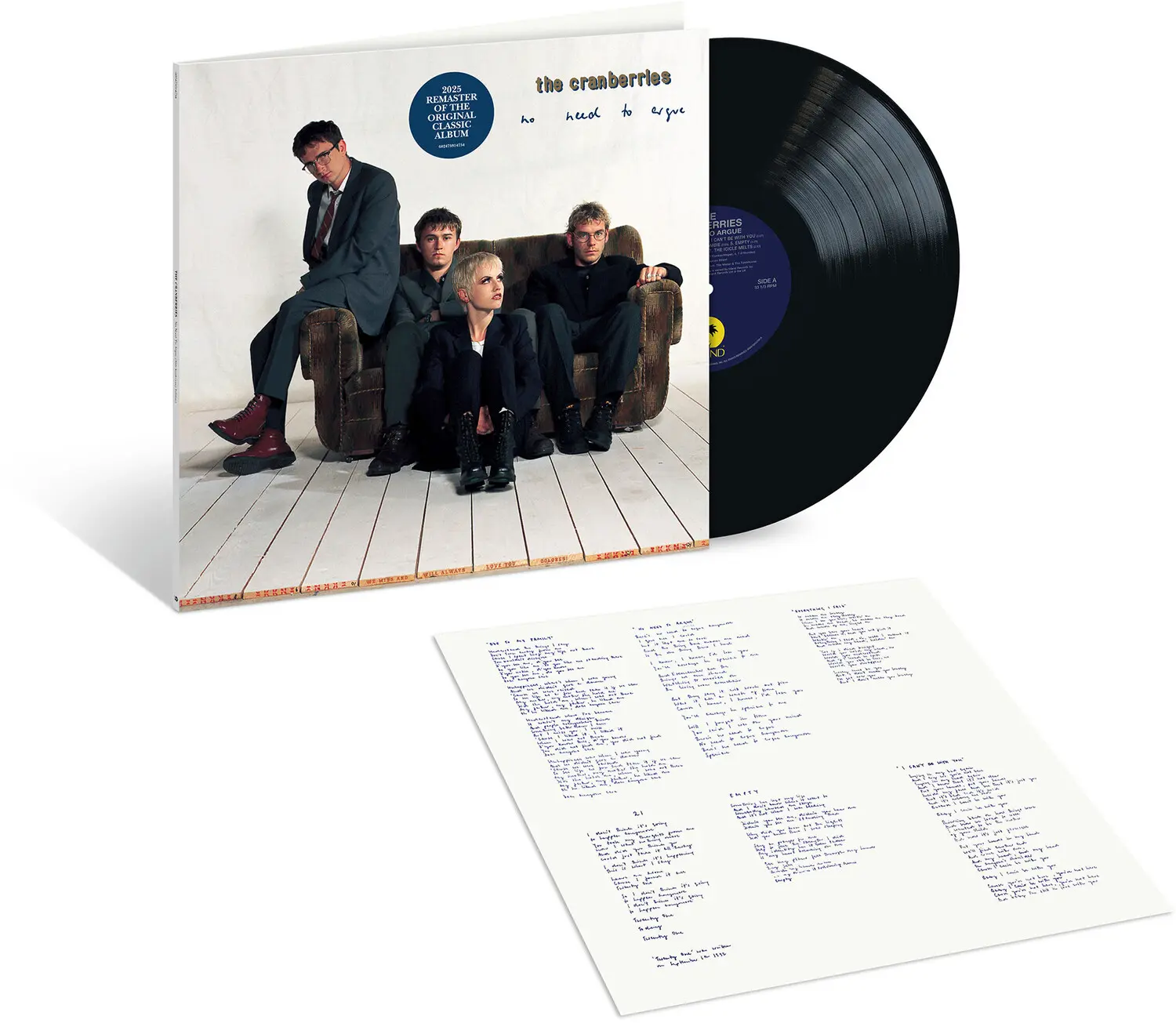 The Cranberries - No Need To Argue (30th Anniversary)  [VINYL RECORD - LP] Anniversary Ed, Rmst