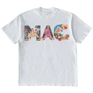 Mac Miller Head Collage Shirt Vintage Rapper, Vintage 90s Music Tee, Unisex  Cotton Short Sleeve, Top menswear, Global Trending Outfits