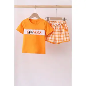 Tennessee Go vols smocked shorts set