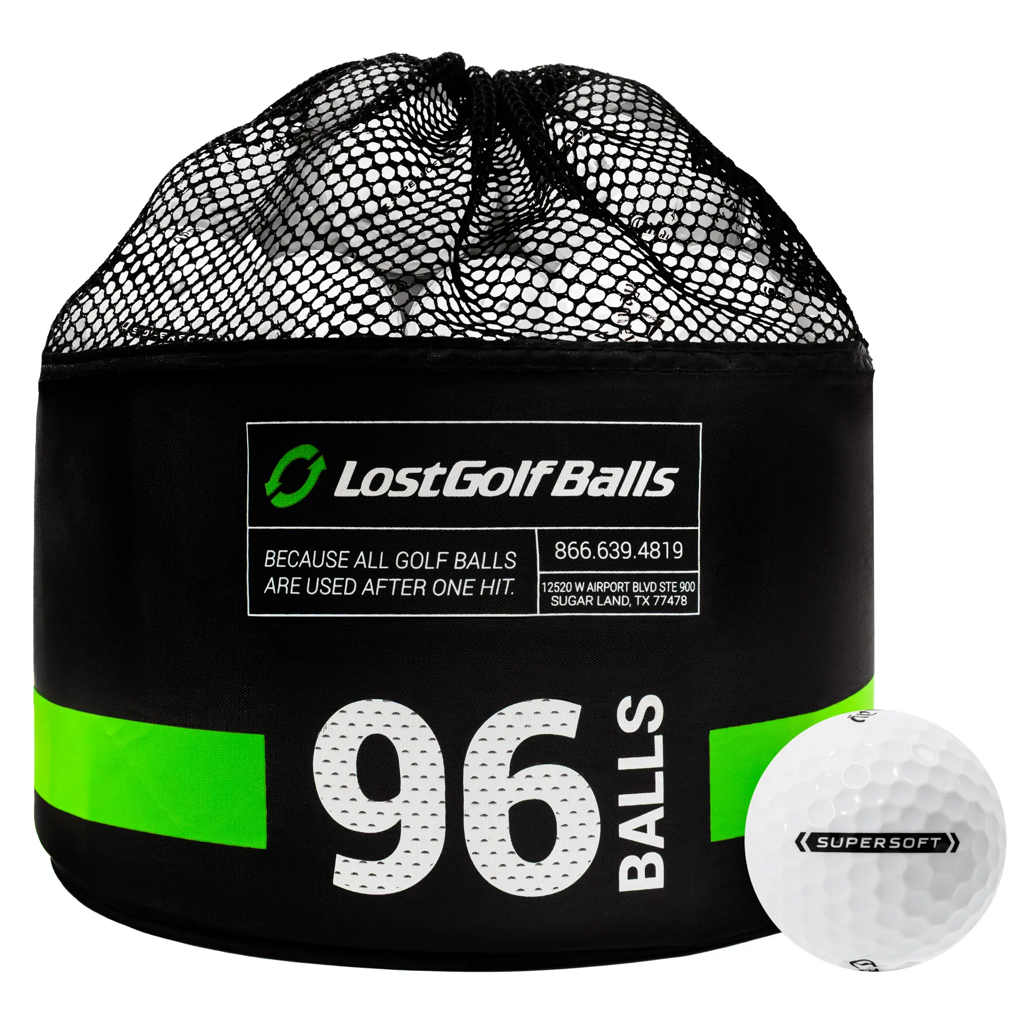Callaway Supersoft Golf Balls - Mint - 96 Ball Bag