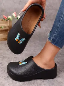 Women's Lightweight Casual Shoes, Eva Material Round Toe Low Top, Fashionable Comfortable Nursing Surgery Shoes, All Seasons