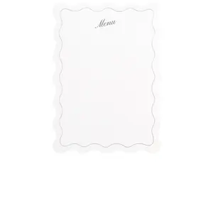 Papier Fruits Coupes Menu Set Of 20