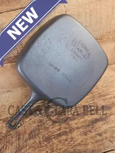 1930's Wagner Square Skillet with Stylized Logo, 1218 D.  GREAT pan to have in the kitchen! SC24 (Copy)