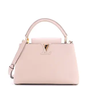 Pre-owned Louis Vuitton Leather Top Handle Bags Capucines Bag PM by Rebag