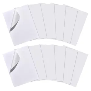 12 Count Vinyl Siding Repair Kit Vinyl Fence Tape Patch Kit House Siding Self Adhesive PVC Repair Patch Exterior Panels for Blemishes Tools Cracks Holes