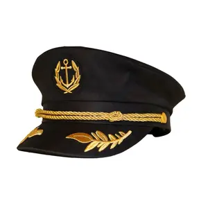 Midnight Gold Captain Hat