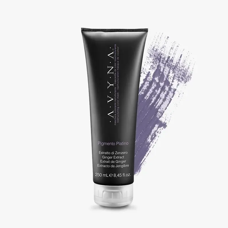 Platinum Pigmenting Hair Cream Mask, 250ml, with Ginger Extract, Suitable for All Hair Types, Fruity