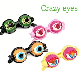 Funny Wacky Eyes Glasses Aesthetic Party Favors & Creative Prank Toy Novelty Accessory for Game Night & Celebrations Thoughtful Birthday Gift for Kids & Teens