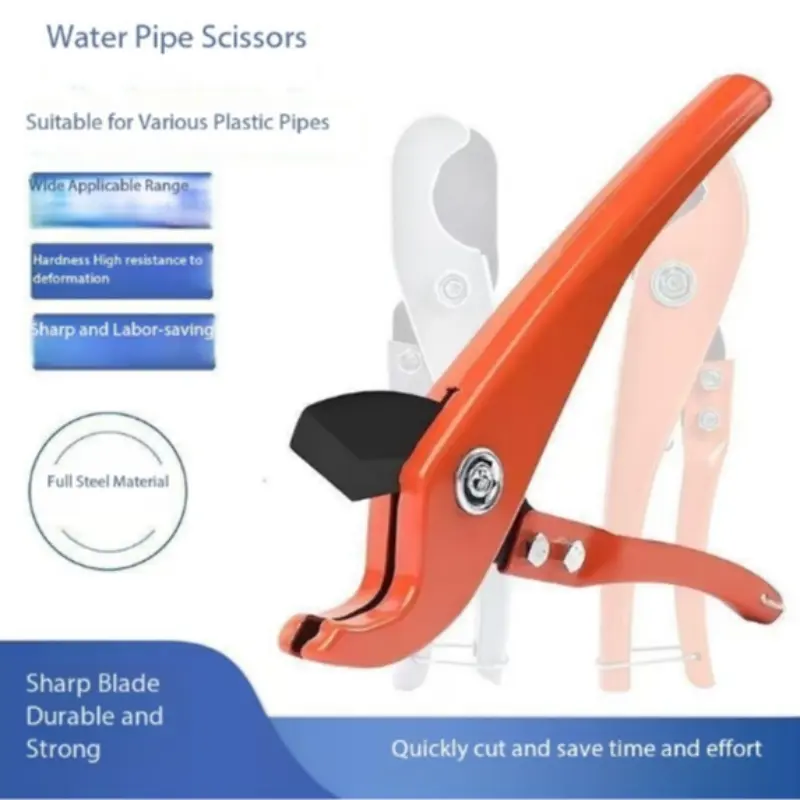 Ppr Pipe Cutter Scissors, PVC Tube Cutting Tool, Tubing Cutter, Ratchet Pipe Cutter, Ratcheting Tubing Cutter, Hot Melt Plastic Water Pipe Shears, Fast Piping Tools for Home & Construction Use