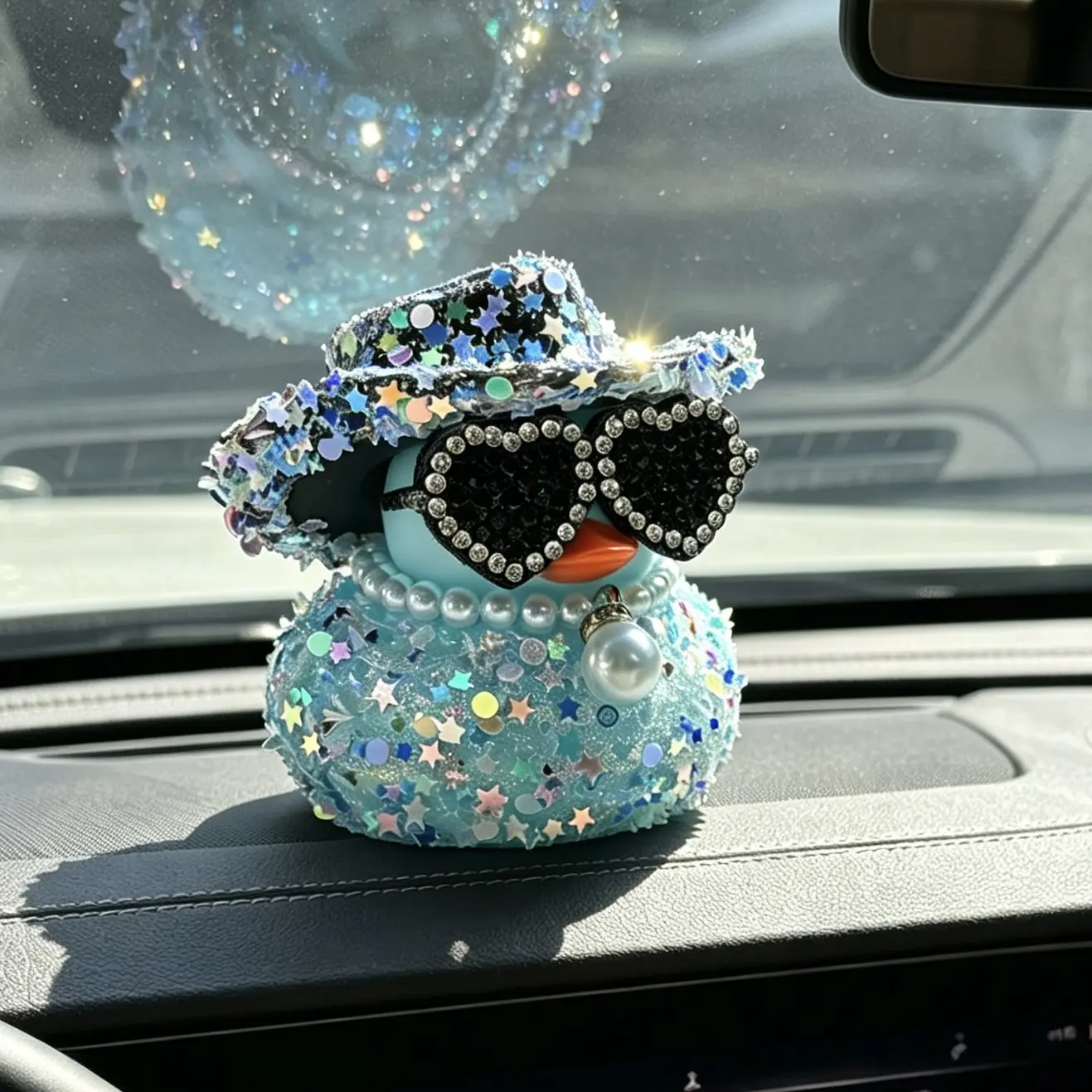 Collectible Rubber Duck Bling the duck Car accessory car duck