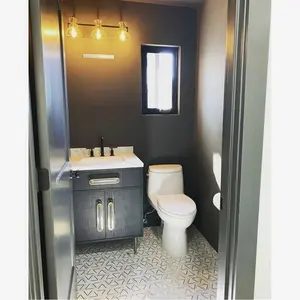 Glam Carrara White + Brass 12x14 Glossy Melbourne Marble Tile
