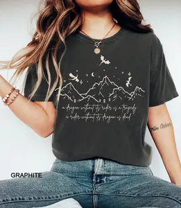 Fourth Wing Shirt, Basgiath War College t-shirt, Violet Sorrengail, Bookish Xaden Riorson, Gifts For Readers, Fantasy Book Dragon