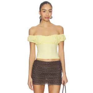 MAJORELLE Tatum Top in Butter Yellow