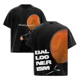 Balloonerism Album Tee Washed – Mac Mille'rs Tribute 2025 T-Shirt Hoodie & Sweatshirt, Vintage Washed Oversized Heavy Cotton Unisex Tee, Retro Rap Hip Hop Music Streetwear Graphic Tee Menswear Edition