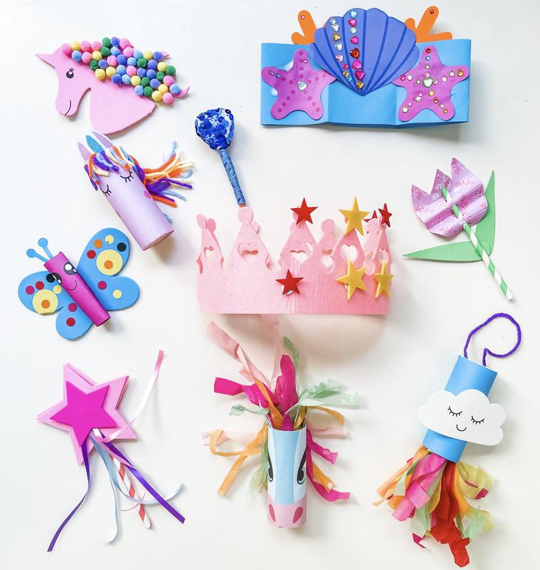 Mumaloo Craft Box for Kids Ages 3-8 – 10 Mess-Free Arts & Crafts Activities, DIY Toys with All Materials Included – Boosts Creativity & Fine Motor Skills