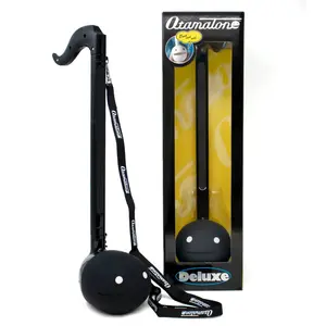 Otamatone Deluxe [Black] - Japanese Musical Instrument Electronic Synthesizer - Maywa Denki Studio - Fun Gift for Teens and Adults