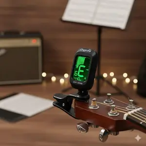 Professional Tuner for Guitar Bass Ukulele Portable Quick Tuning Device Outdoor Camping Performance Essential Tuning Tool