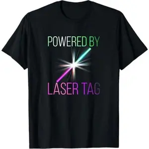 Powered by Laser Tag - Kids & Adults Equipment T-Shirt