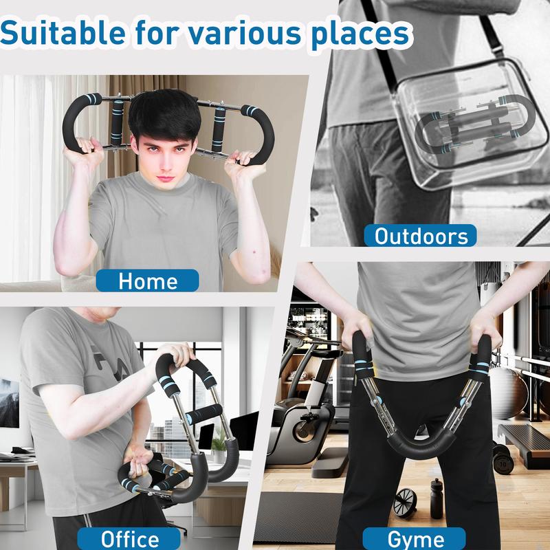 Cassaio Twister Arm Trainer for Men & Women ,Adjustable Resistance Chest Workout Equipment Home Gym with Detachable Design ,40lb-100lb Arm Chest Trainer Upper Body Exercise Equipment CA001