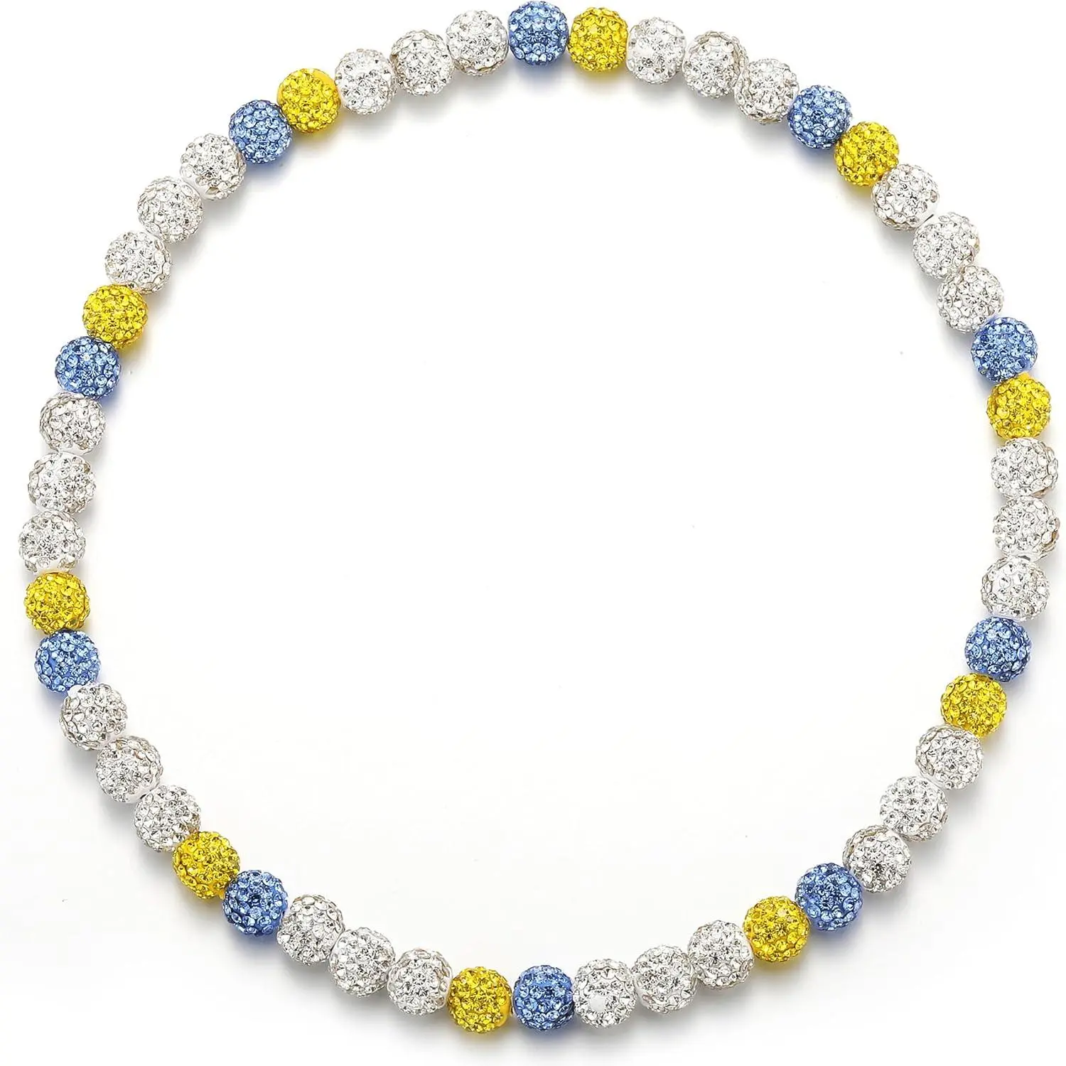 White/Light Blue/Lemon Yellow