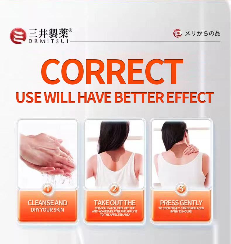 DRMITSUI Pain Relief Patch for Back, Neck, Shoulder and Knee Discomfort, Up to 8 Hour Comfort, Flexible Patch for Muscle and Joint Soreness