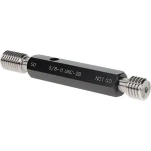 SPI Plug Thread Gage Hand Tool, 5/8-11 Thread, 2B Class, Double End, Go & No Go Handle Included, Model 34-411-9