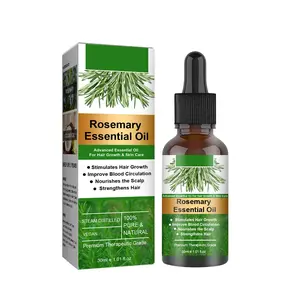 Natural Hair Growth Oil, Veganic Natural Hair Growth Organic Rosemary Oil for Dry Damaged Hair and Growth Thin Hair, Haircare Nourishing. Comfort